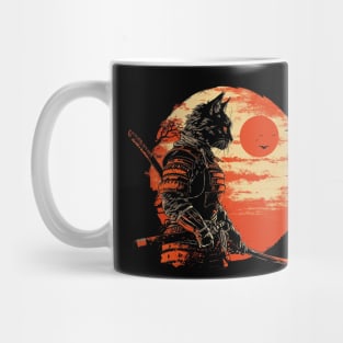 samurai cat Mug